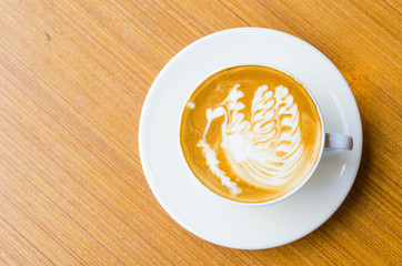 Latte coffee