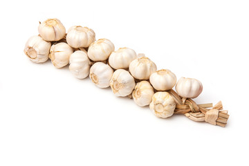 String of Garlic bulbs
