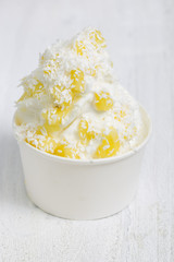 Frozen Yogurt Pina Colada