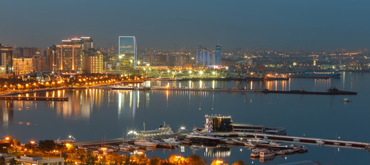 Fototapeta premium panorama Baku