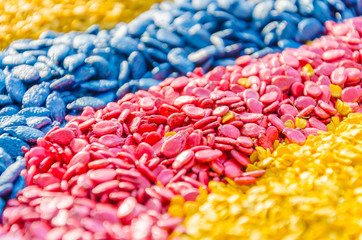 Colorful seeds texture using as background