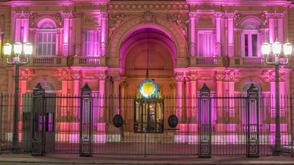 Foto op Aluminium Presidential Palace of Argentina © alex_black