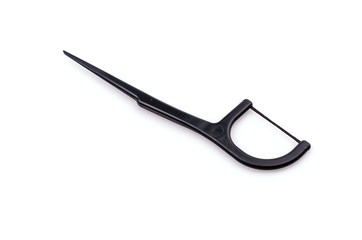 Dental floss isolated white background