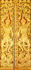 Door of Buddhist Temple