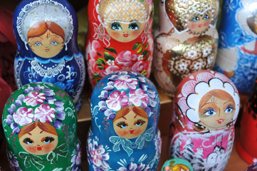 Typical russian toy -Matryoshka dolls