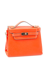 Handbag isolated white background