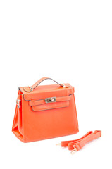 Handbag isolated white background