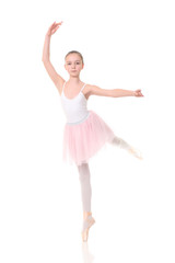  girl dressed as a ballerina