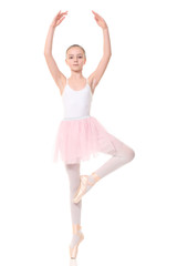 Fototapeta premium girl dressed as a ballerina