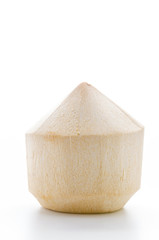 Coconut isolated on white
