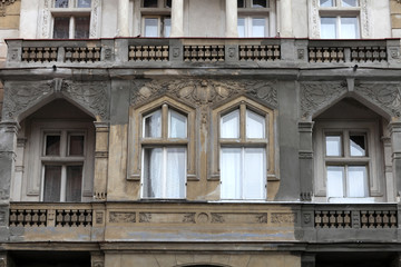 Fototapeta na wymiar Facade of old palace