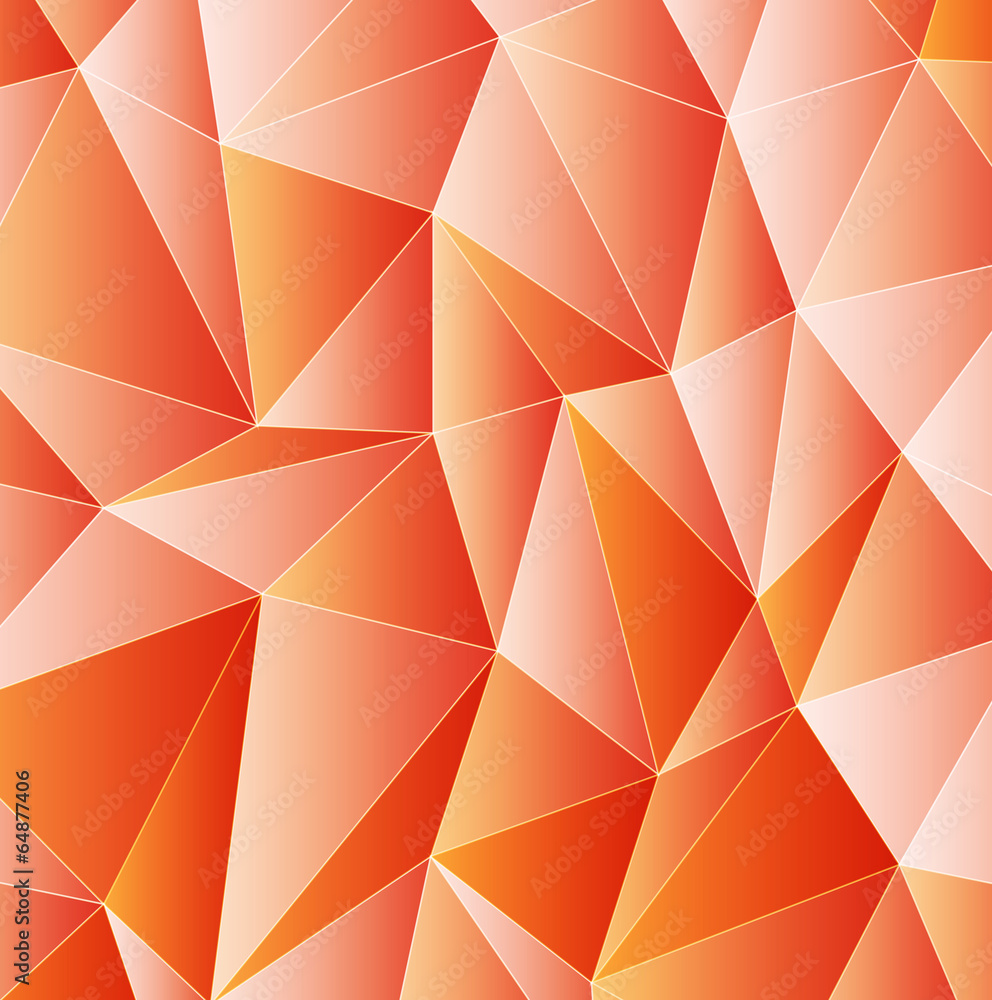 Poster background with triangles