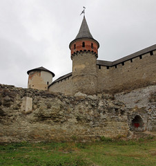 Fototapeta na wymiar Fortress in Kamenetz-Podolsk, Ukraine
