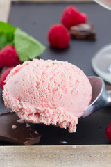scoop of berry icecream