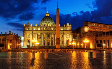 Obraz premium La basilique saint pierre de rome