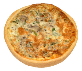 Mushroom And Spinach Quiche