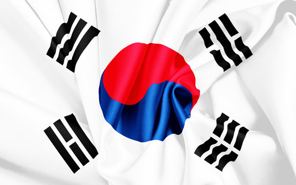 Südkorea Flagge