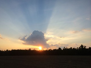 country sunset