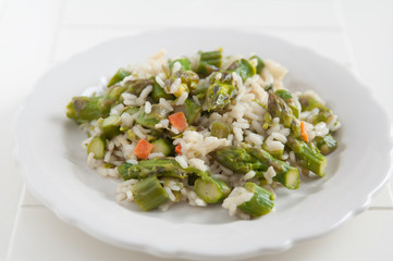 Spargel Risotto