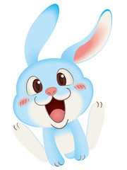 うさぎ_水色02
