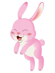 うさぎ_ピンク03