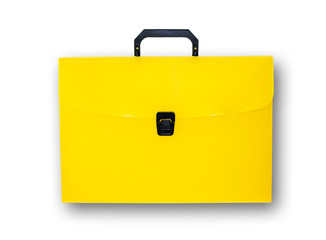 Yellow briefcase