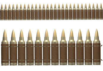 3d brown ammunition belt