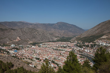Fototapeta na wymiar view of Amasya