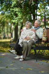 Beautiful elder couple