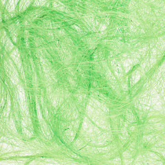 Surface covered with the fiber threads