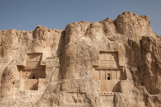 Achaemenid necropolis at Naqsh e-Rustam
