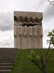 Naklejka premium The monument of Victims of the Fascism in Cracow