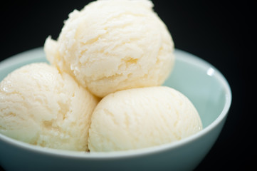 Fototapeta na wymiar Vanilla Ice Cream cup