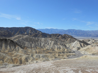 Fototapeta na wymiar Zabriskie Point in Death Valley