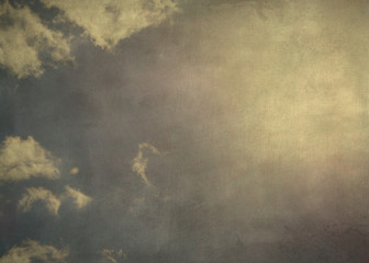 Vintage sky background, texture with the base of the sky.