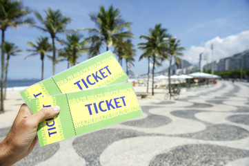 Tickets to Football Soccer Event in Copacabana Rio Brazil