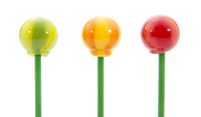 colorful lollipops