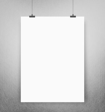 White Poster