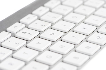 Keyboard focused on the letter U