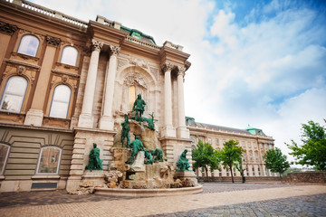 Matthias Fountain, Buda Castle in Budapest