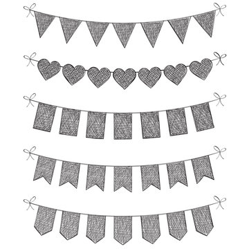 Hand Drawn Bunting