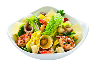 Caesar salad , saved clipping path