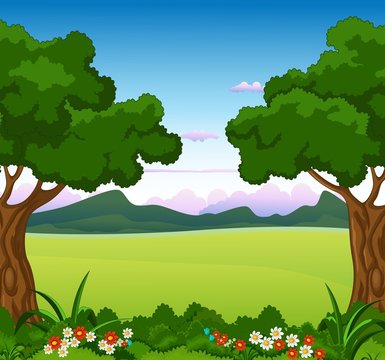 landscape background for you design