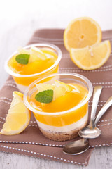 lemon tiramis or cheesecake