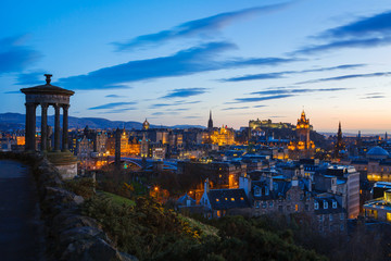 Edinburgh Twilight Skyline