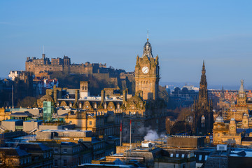 Fototapeta premium Edinburgh Morning Skyline