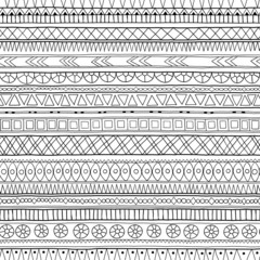 Original tribal doddle ethnic pattern.