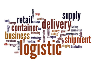 Logistic word cloud