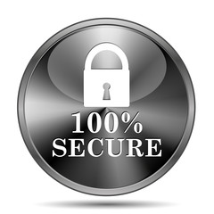 100 percent secure icon