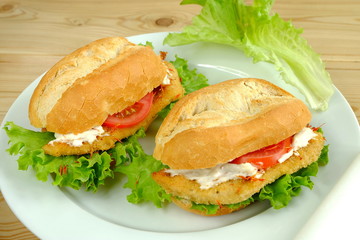 Schnitzelbrötchen